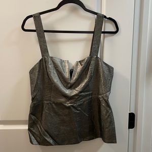 NEW! Antiques gold babydoll top